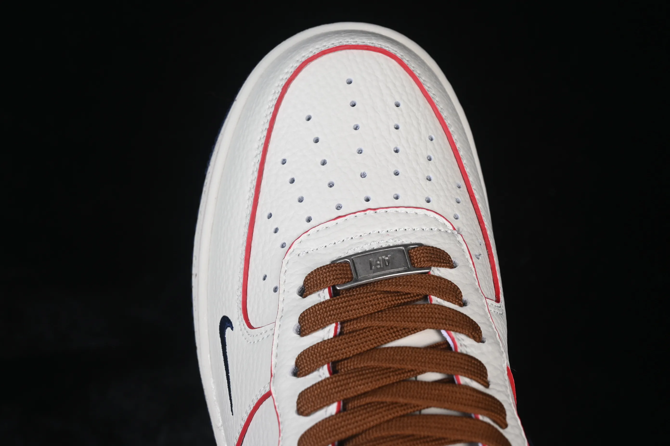 All Categories Nk Air Force 1 Air Force Series Nk Air Force 1 Low Air Force Low Nike Air Force 1'07 Low Milk White Blue Red Spot Air Force One Low Casual Sneakers NH0601-545